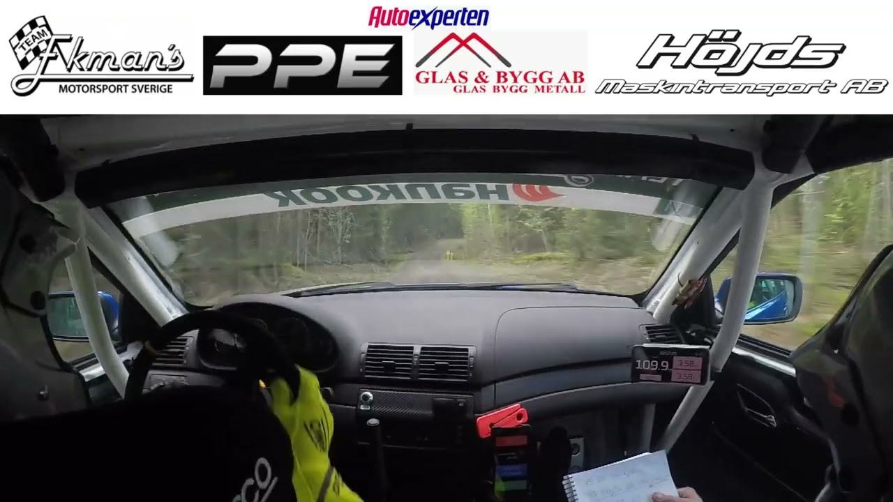 Rally-SM Silverratten 2025 SS3 BMW E46 Grupp-F