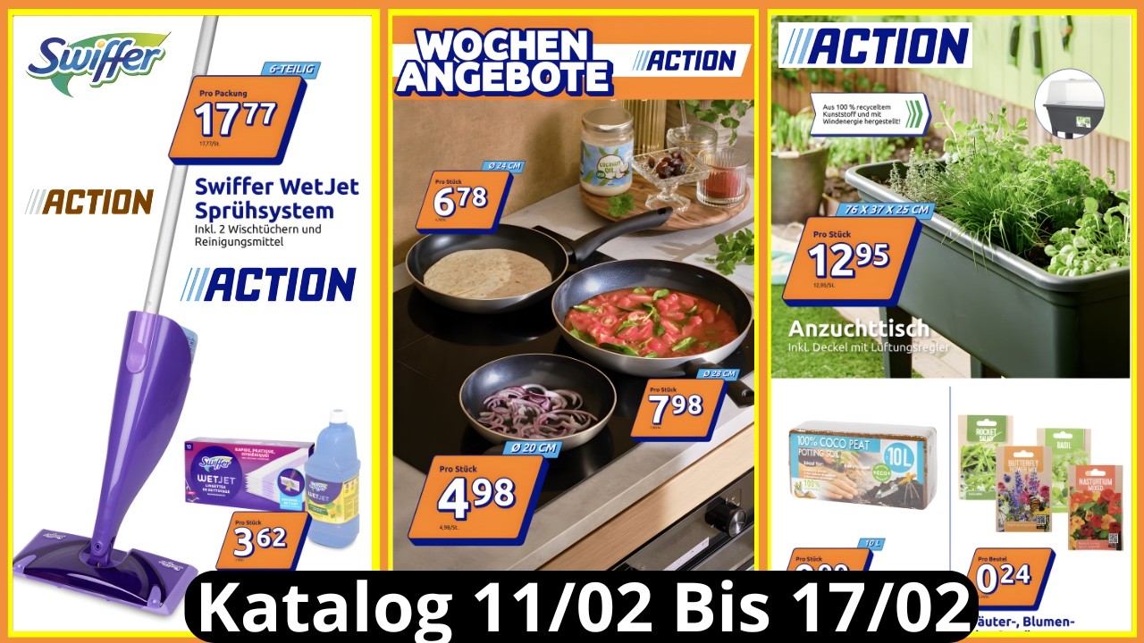 Neuer ACTION Prospekt Angebote & Aktionen vom 11/02/26 bis 17/02/26 🛒 #action  #promotion