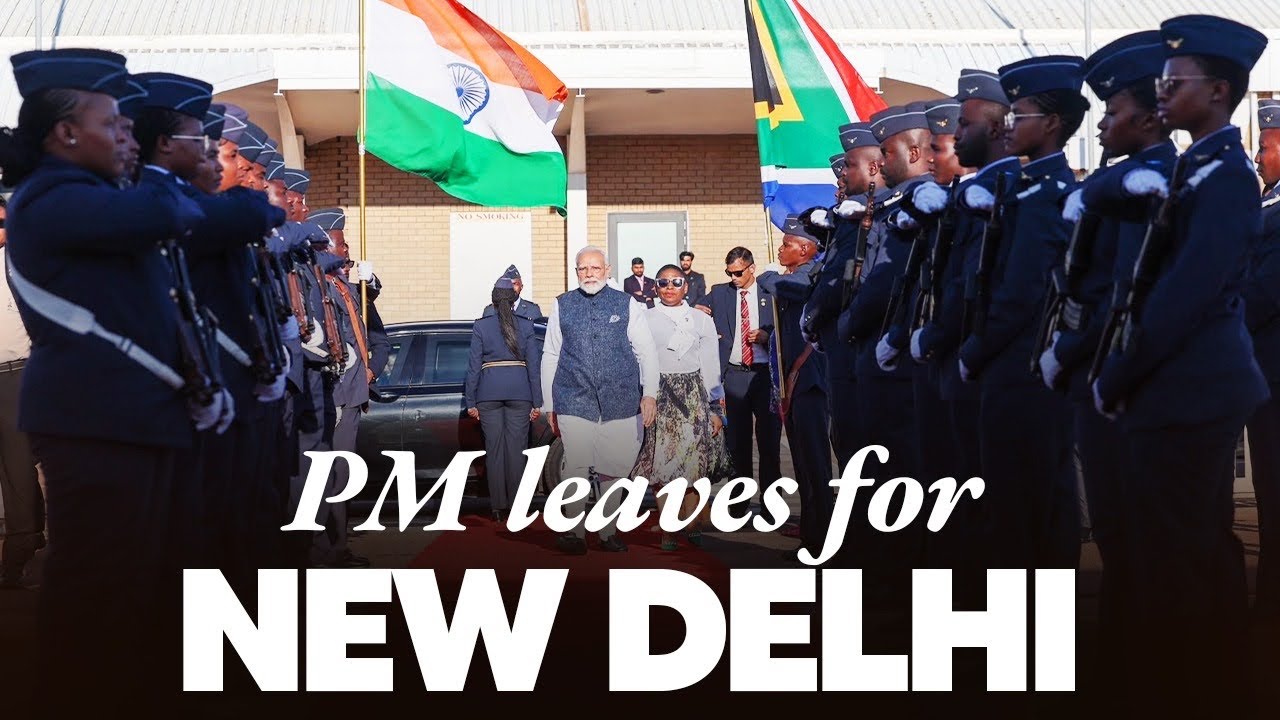 LIVE: PM Modi emplanes for New Delhi