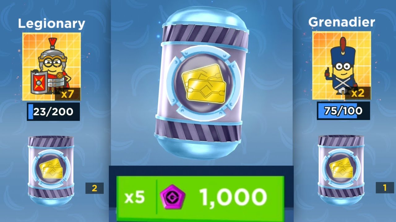 Minion Rush X5 Challenger Prize pod buy 1000 tokens