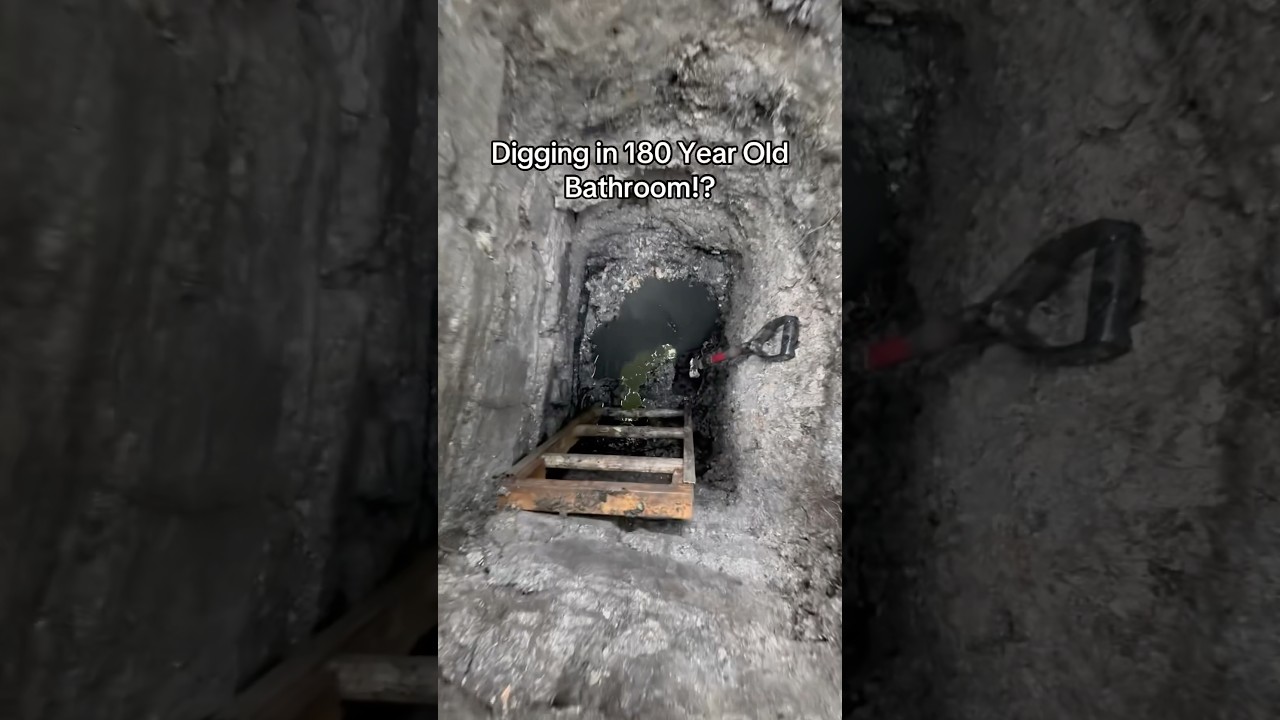 Digging for TREASURE in 180 Year Old Bathroom!?