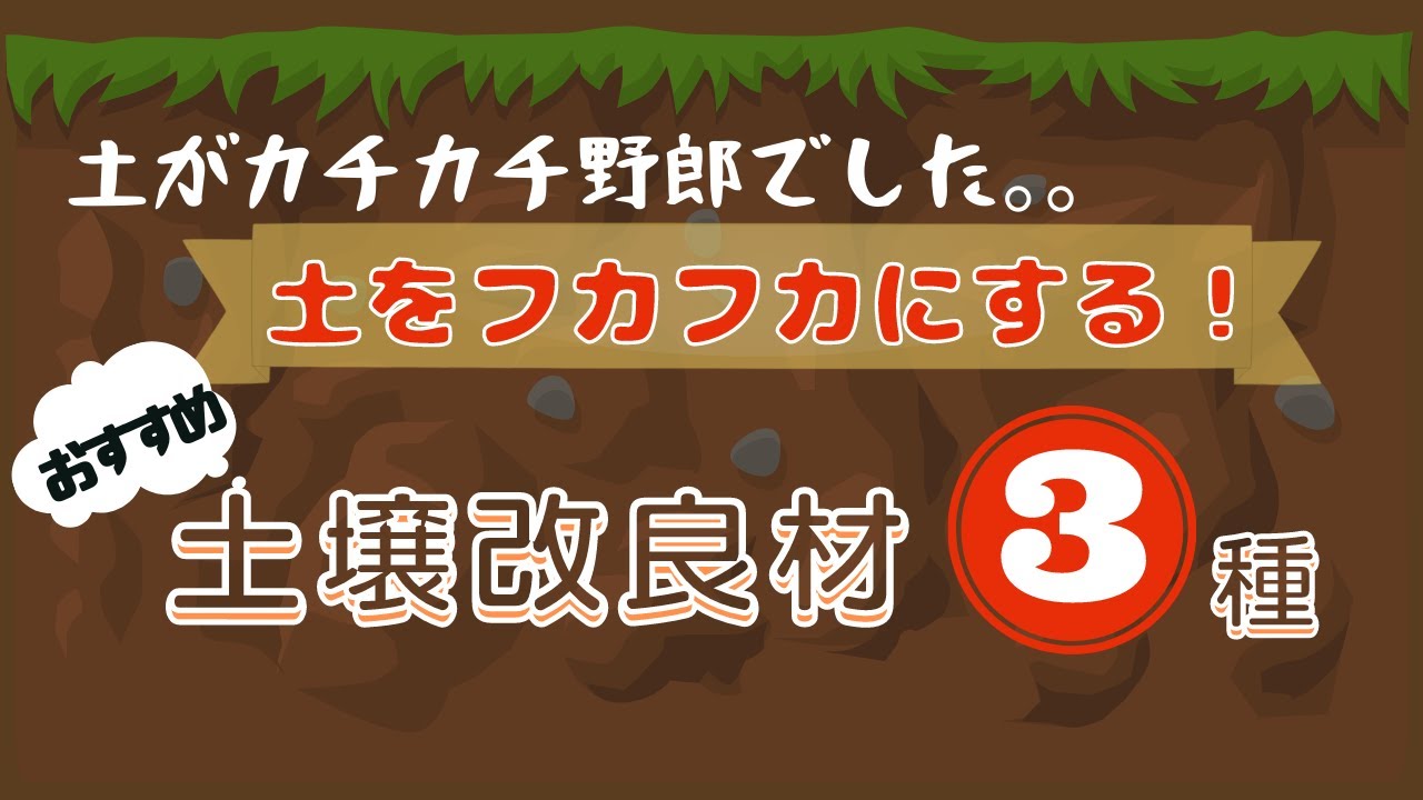 《水はけ最悪カチカチの土をフカフカに！早く使えばよかった！オススメの土壌改良材３種》岩盤のように硬かった土が手で掘れるくらいやわらかい土に改善されました／ガーデニング／園芸