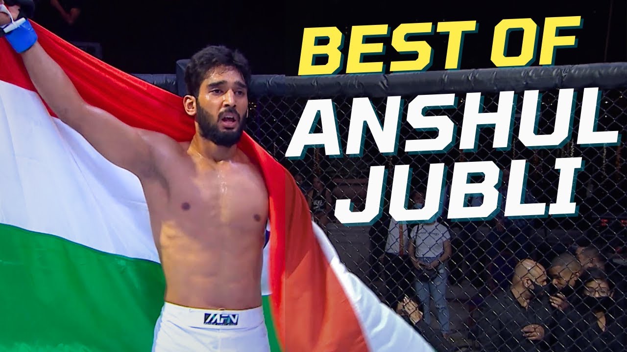 Best of Anshul Jubli 🥊 | MFN Highlights | Indian UFC Fighter | Mega Fight Night