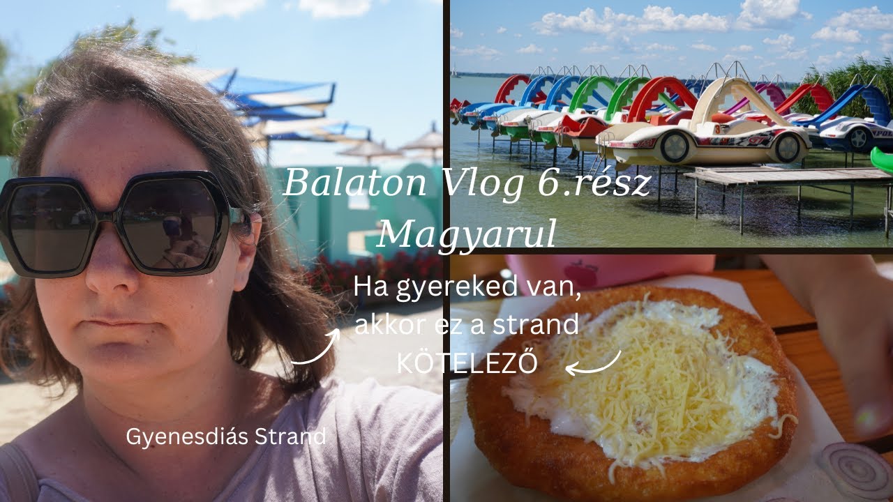 Ilyen egy d&iacute;jnyertes strand a Balatonon. Gyenesdi&aacute;s.Ha gyereked van , itt a helyed