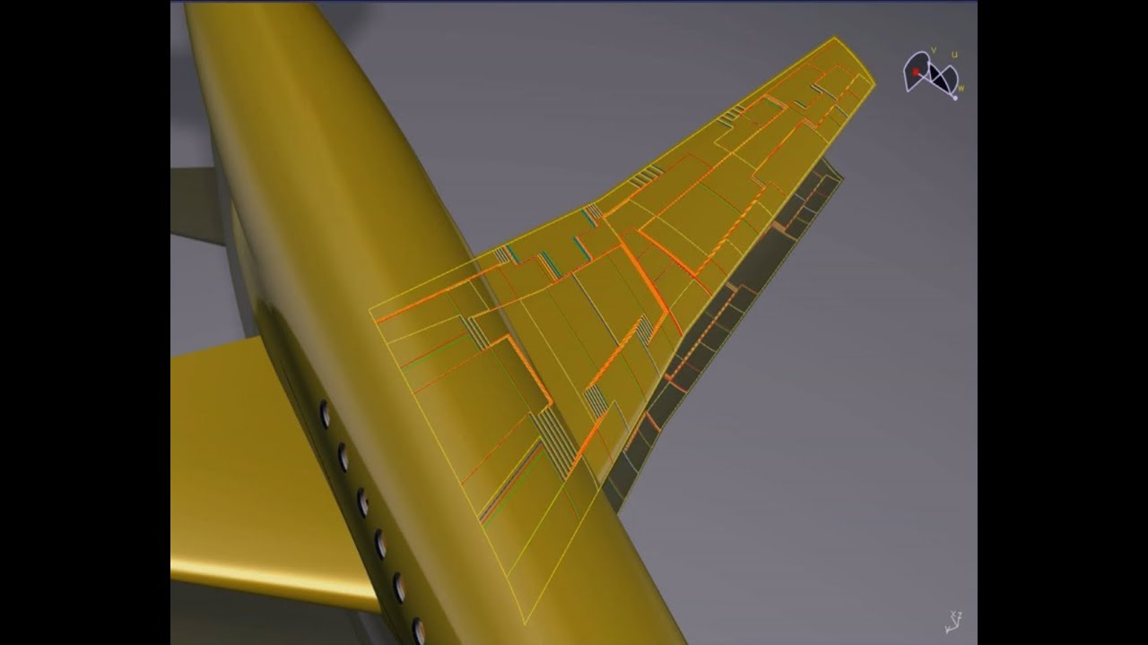 DS PLM Composites Solutions for AEROSPACE Industry  Aircraft Wing Panel