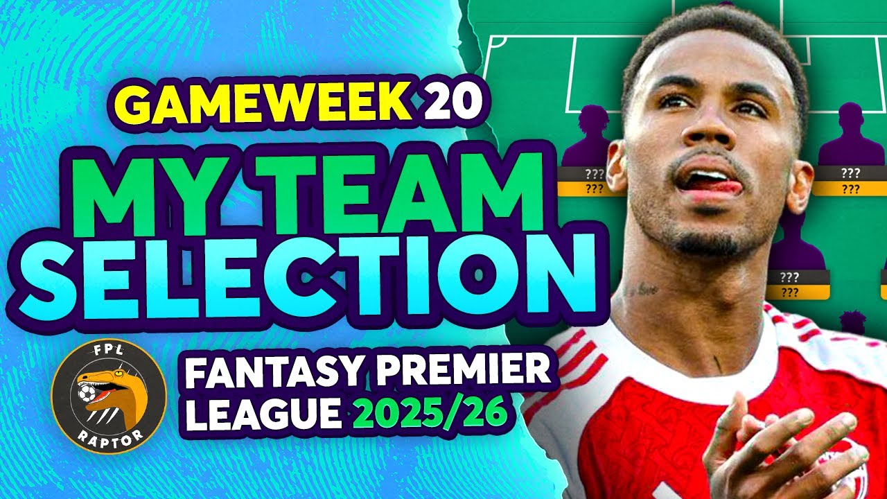 -4 HIT FOR GABRIEL? 😲 | MY FPL GW20 TEAM SELECTION 🚨 | Fantasy Premier League Tips 2025/26