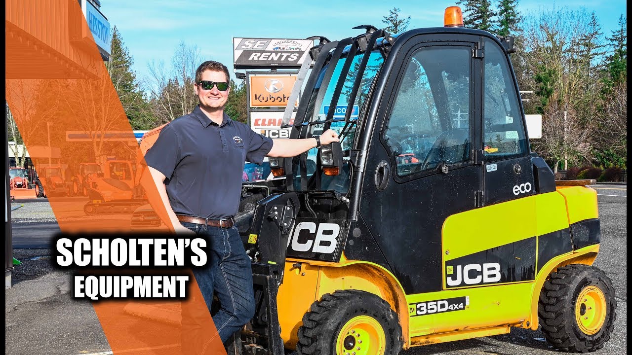 JCB 35D Teletruk put to work - Tractor Therapy