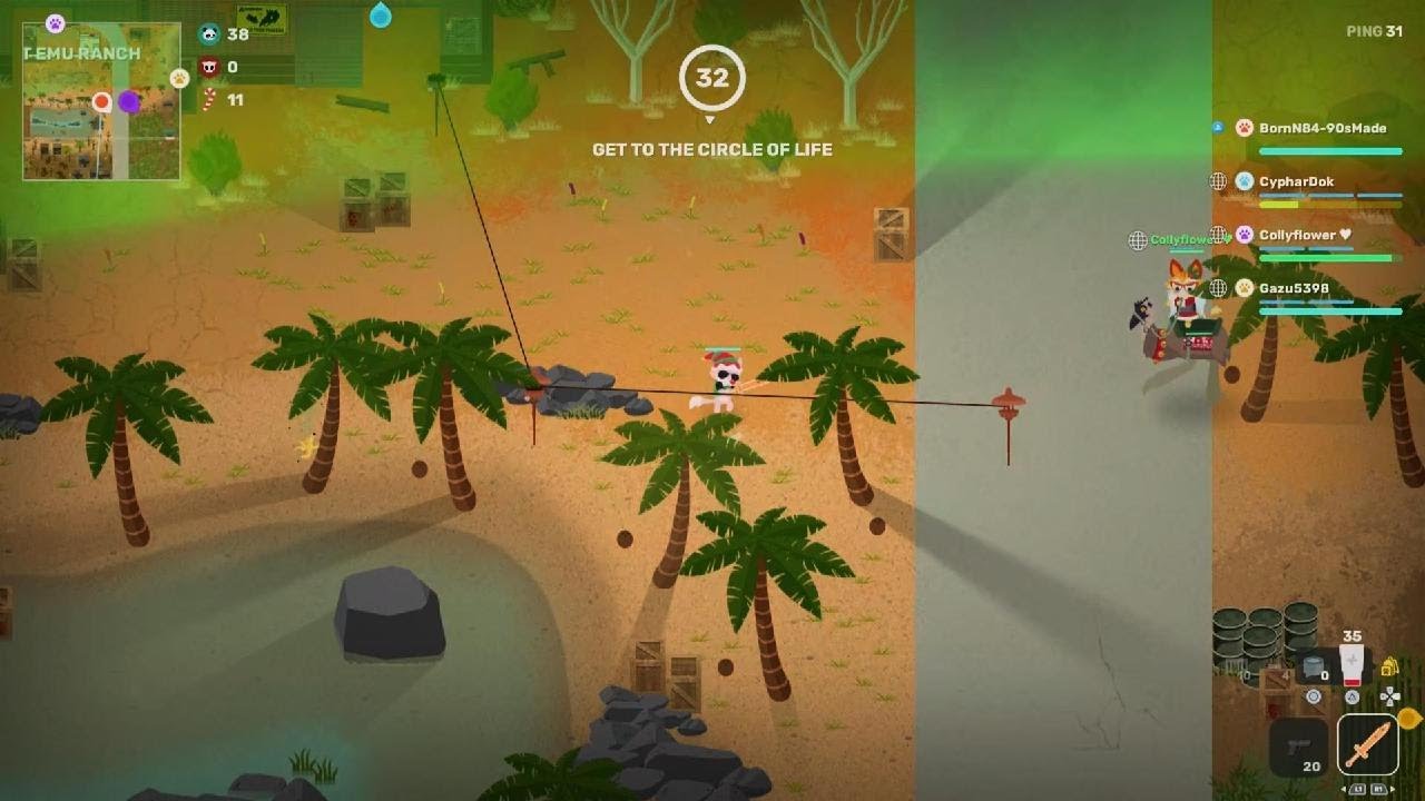 Super Animal Royale 40 minute gameplay