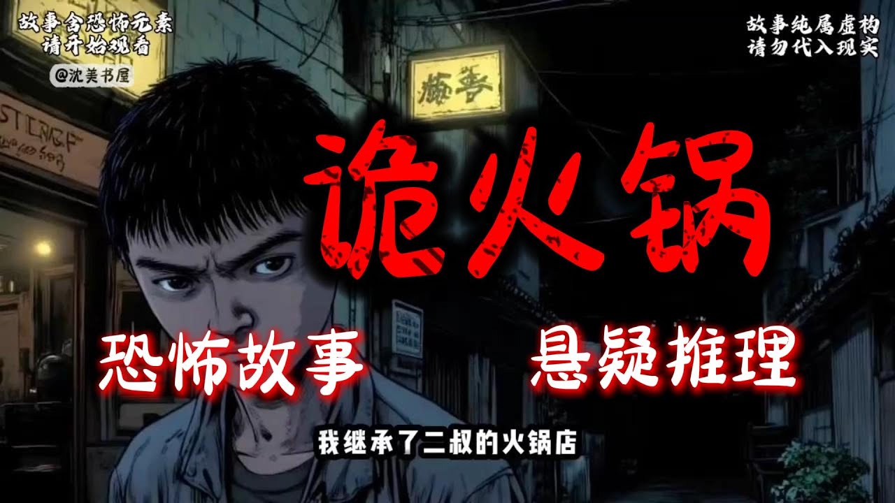 《诡火锅》一口气看完睡前故事 #沈美书屋#悬疑 #一口气看完系列 #白天刷不到晚上逃不掉系列