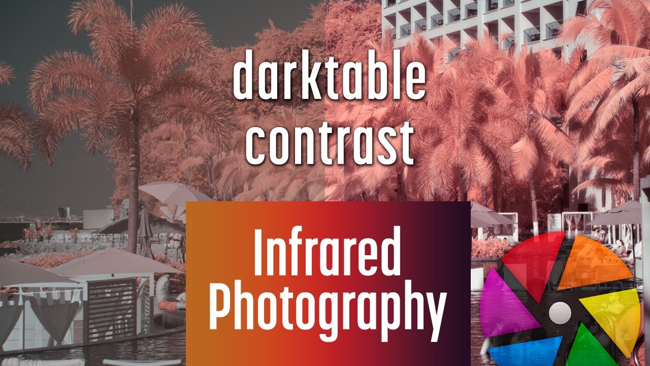 Adding Contrast to Infrared Images in darktable