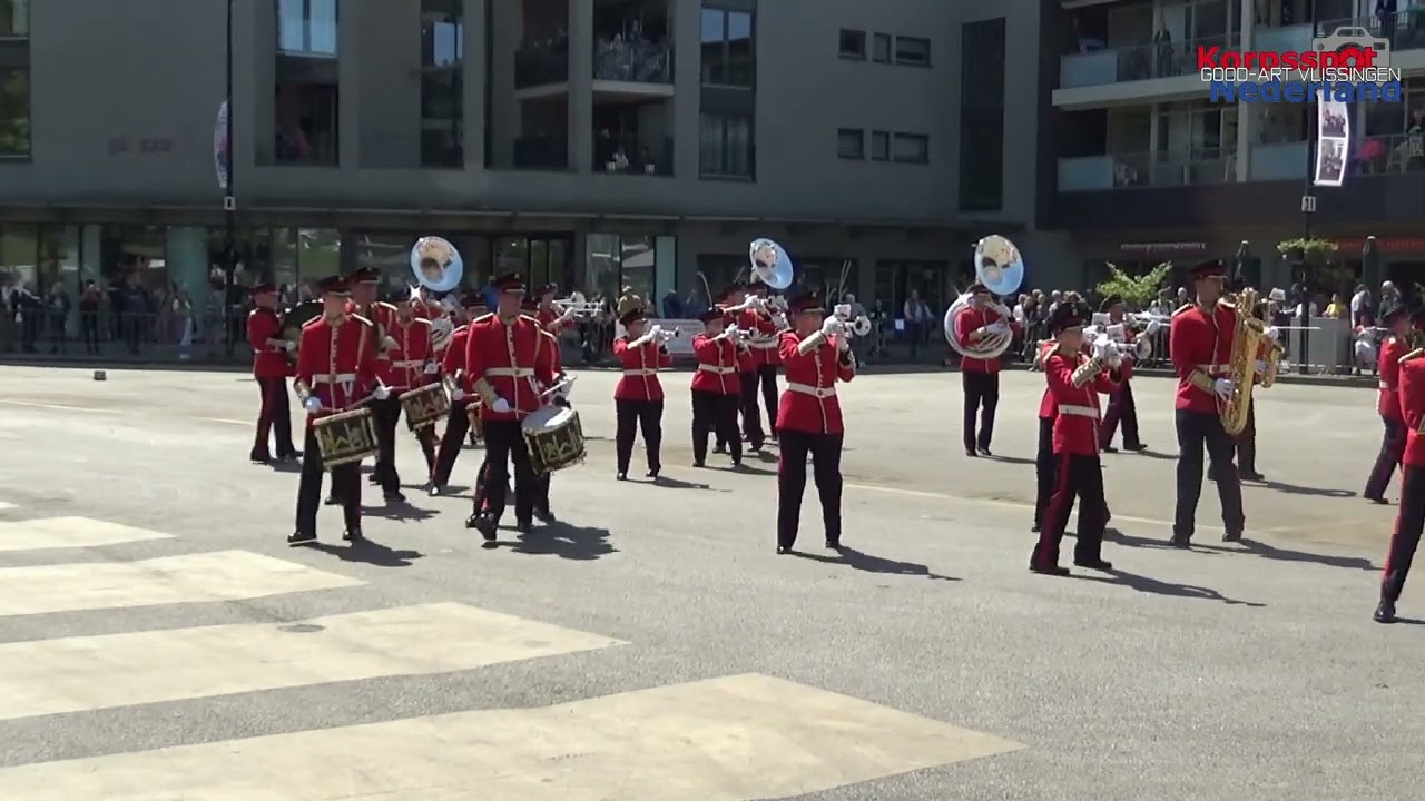 Showkorps Wilhelmina tijdens Taptoe Heerlen 2022