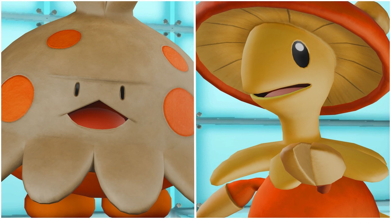 SHROOMISH EVOLUTION TEAM! Shiny Shroomish, Breloom Best Moveset Pokemon Scarlet Violet WiFi Battle