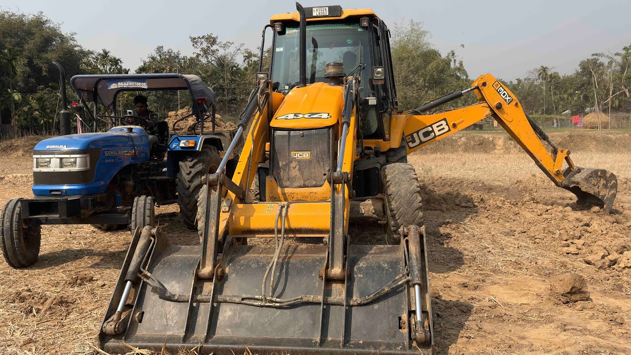 Non Stop Loading 8Tractors vs 1 JCB