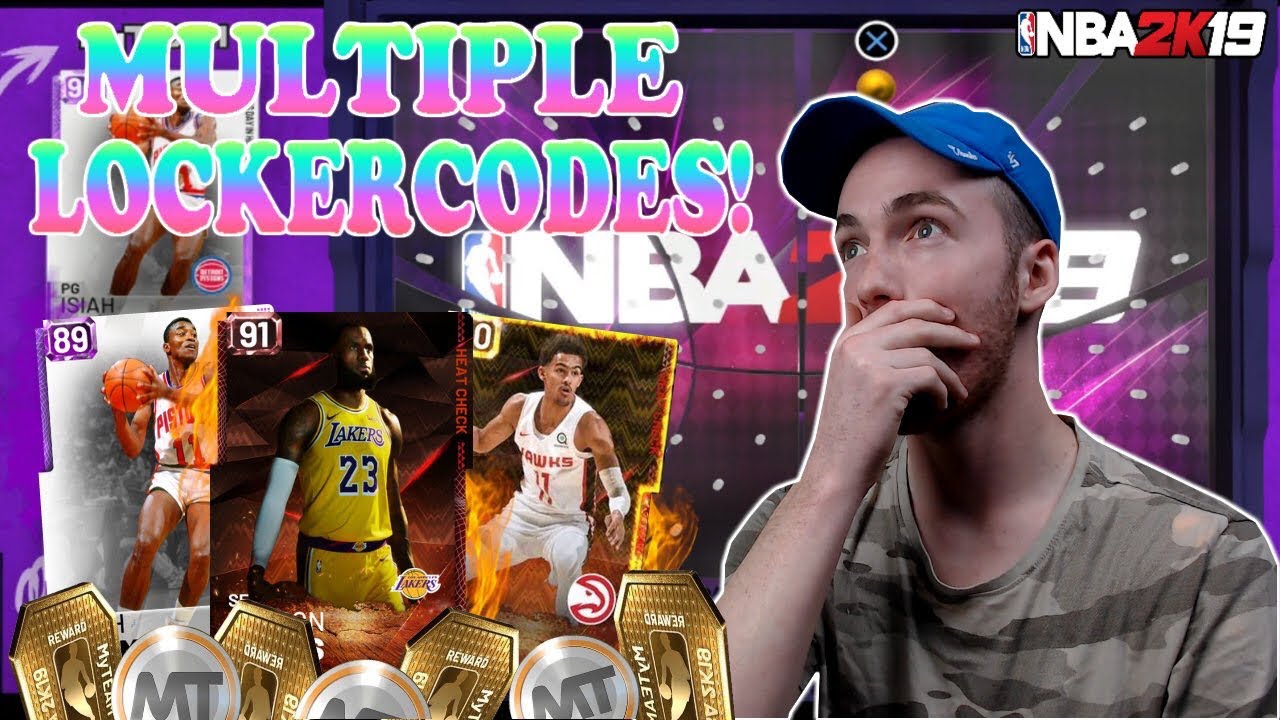 MULTIPLE LOCKERCODES FOR 2K19 MYTEAM! FREE TOKENS, HEAT CHECK AND AMETHYST CARDS! (NBA 2K19 MYTEAM)