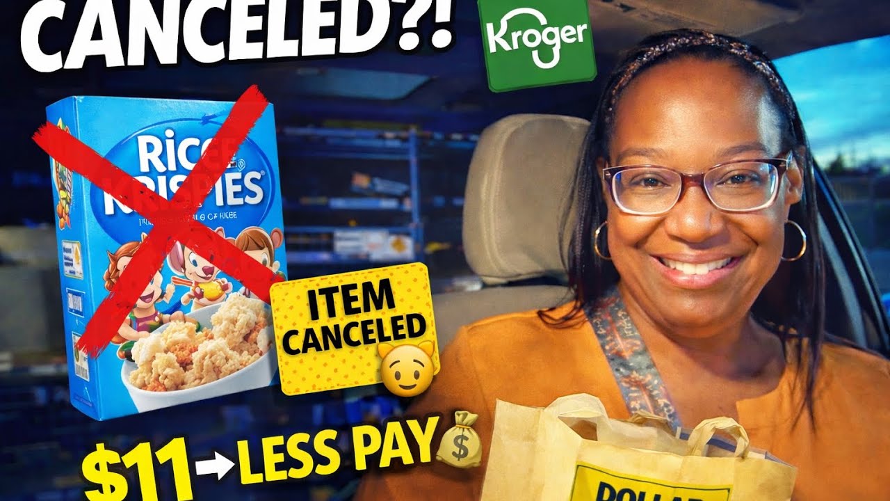 Хаос в супермаркете Kroger 😩 Доставка рисовых хлопьев заняла целую вечность, клиент отменил заказ...