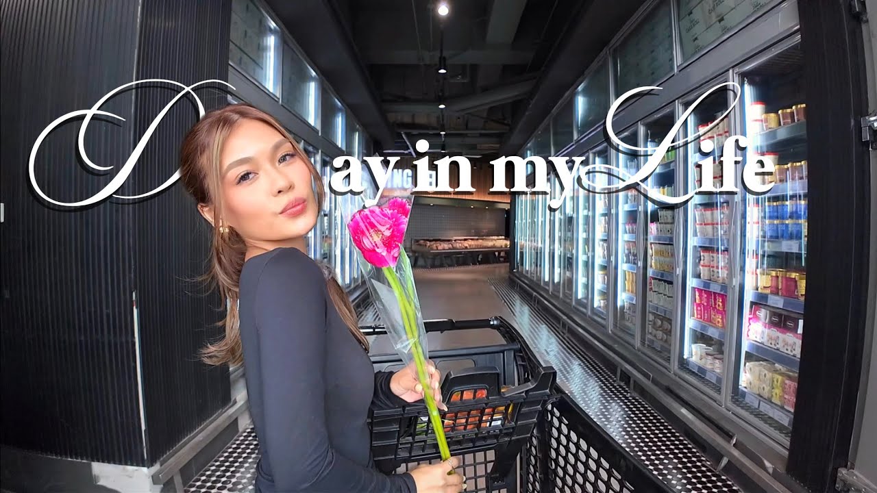 Day in My Life Living in BGC | matcha fix, grocery & me time 🍣🛒