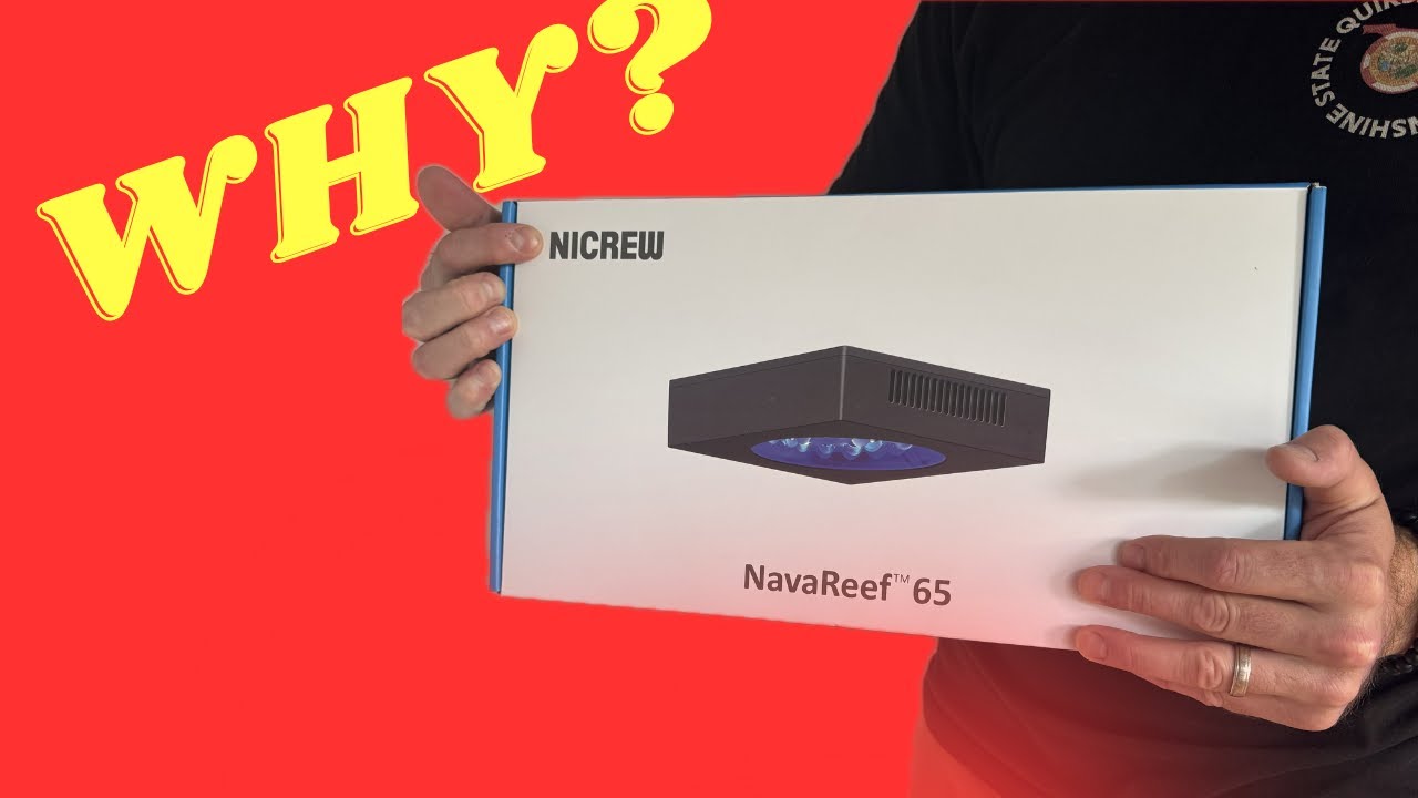Why are reefers buying these lights? Nicrew Light Unboxing and Review.