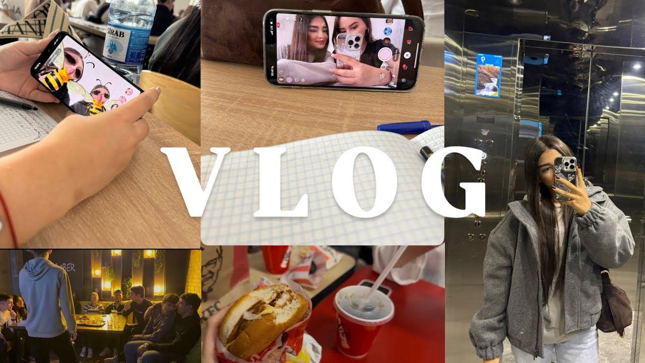 Dolu-dolu 1 həftə🎥| Kollokviumlar,sərbəst işlər | Mafya köylü🥷🏻|#bdu #vlog #lifestyle #university 