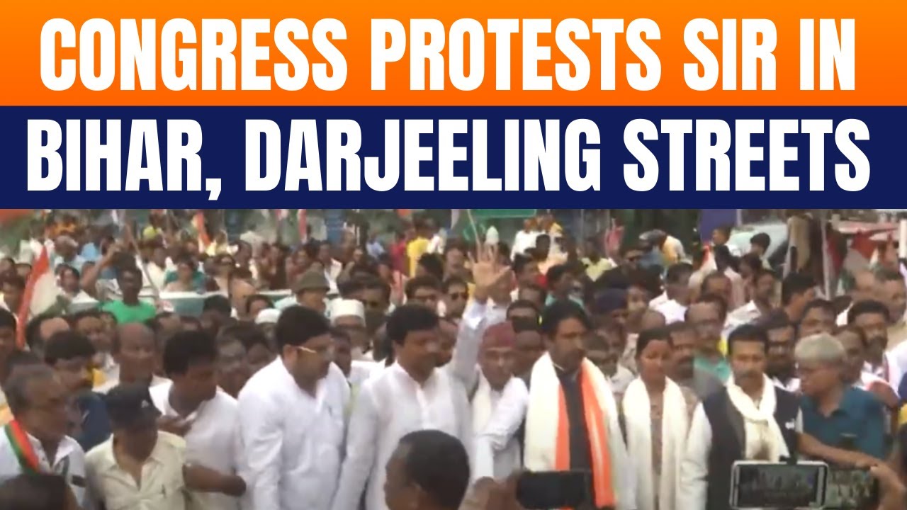 Congress Protests Special Intensive Revision in Bihar | Darjeeling Update | News9
