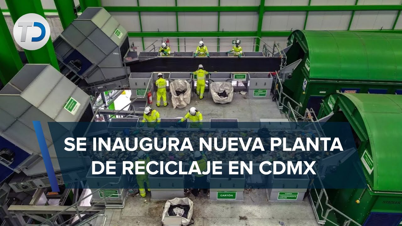 Claudia Sheinbaum inaugura planta de reciclaje en Azcapotzalco