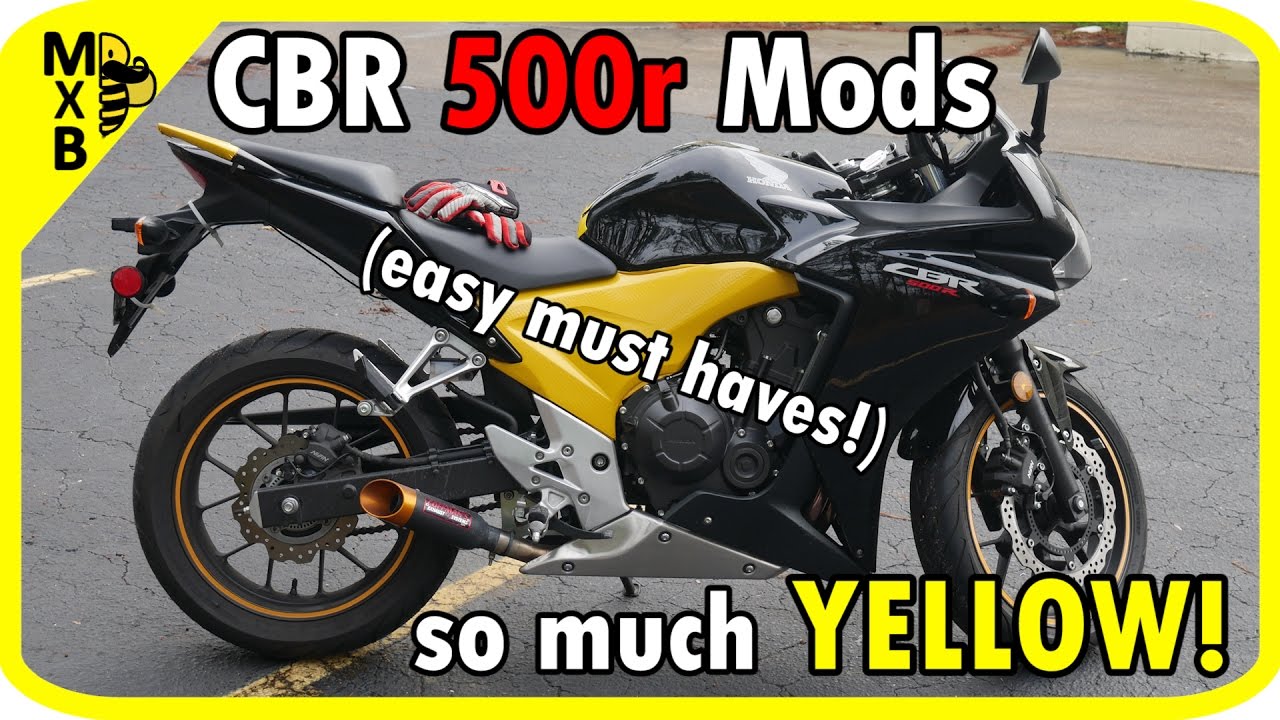 Honda CBR500r Mods Walkaround (Must HAVES!)
