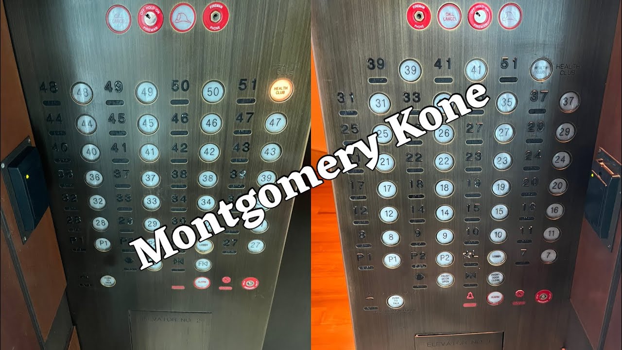 INSANE MontgomeryKone Traction Scenic Elevators ~ Miami, FL