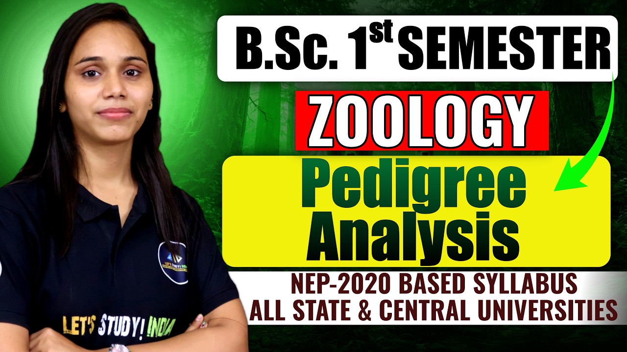 Pedigree Analysis | B.Sc Zoology 1st Semester | Nayanima Ma'am |