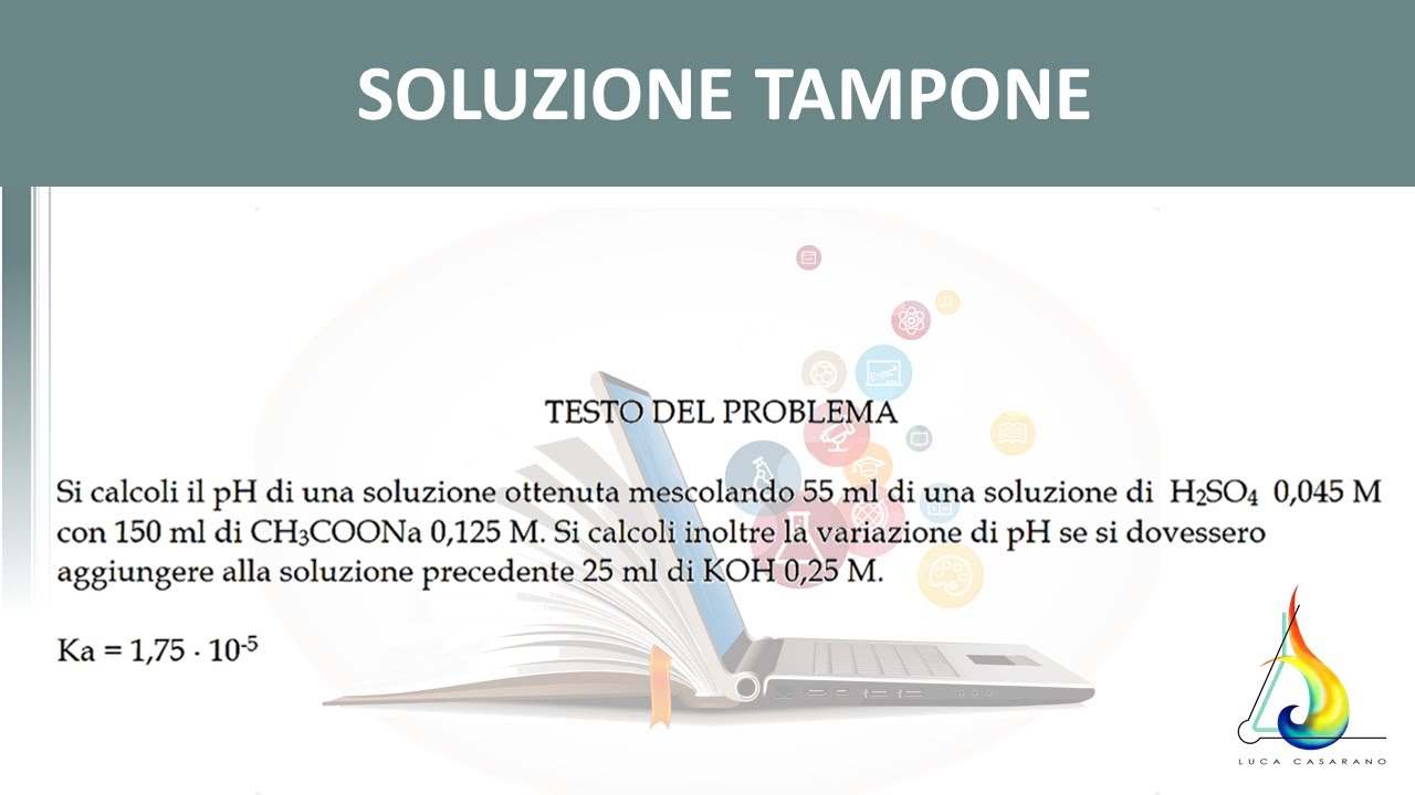 Soluzione Tampone 2 - Esercizi di STECHIOMETRIA commentati