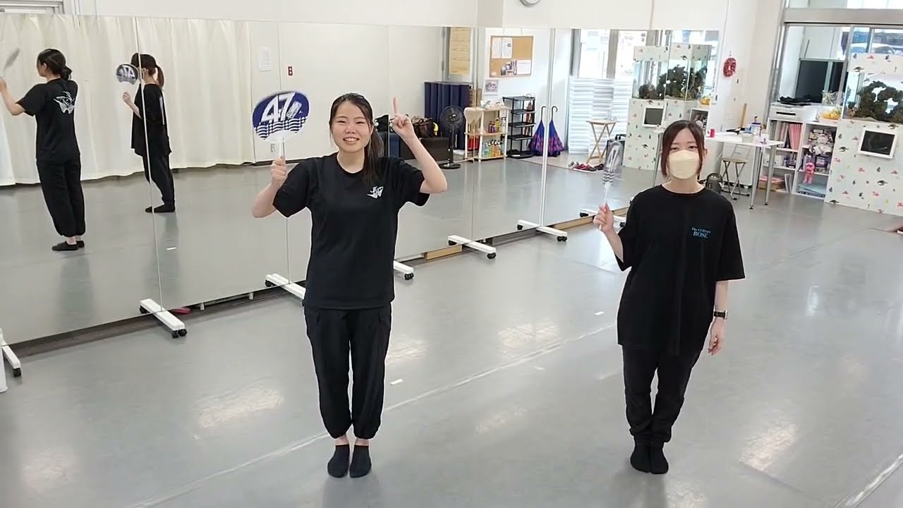 【ＪＤカンパニー】水の祭典くるめまつり「そろばん踊り」練習動画