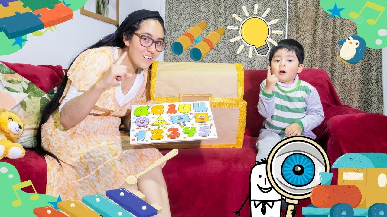 Aprendiendo los colores, con formas y algunos objetos. VITAventuras -rey clan