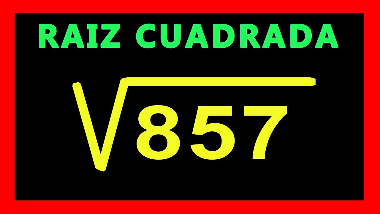 ✅👉 Raiz Cuadrada de 3 digitos con Punto Decimal  ✅ Raiz Cuadrada