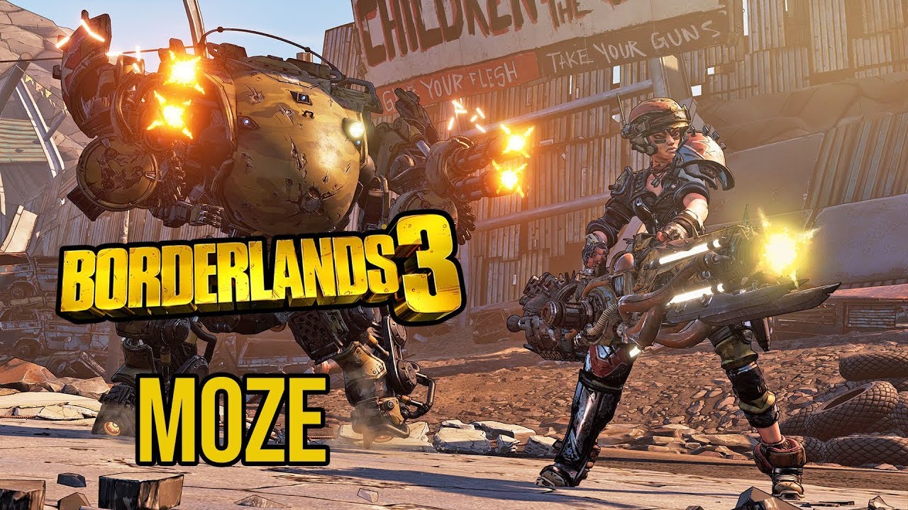 Bohaterowie Borderlands 3 - dziewczyna z mechem: Moze
