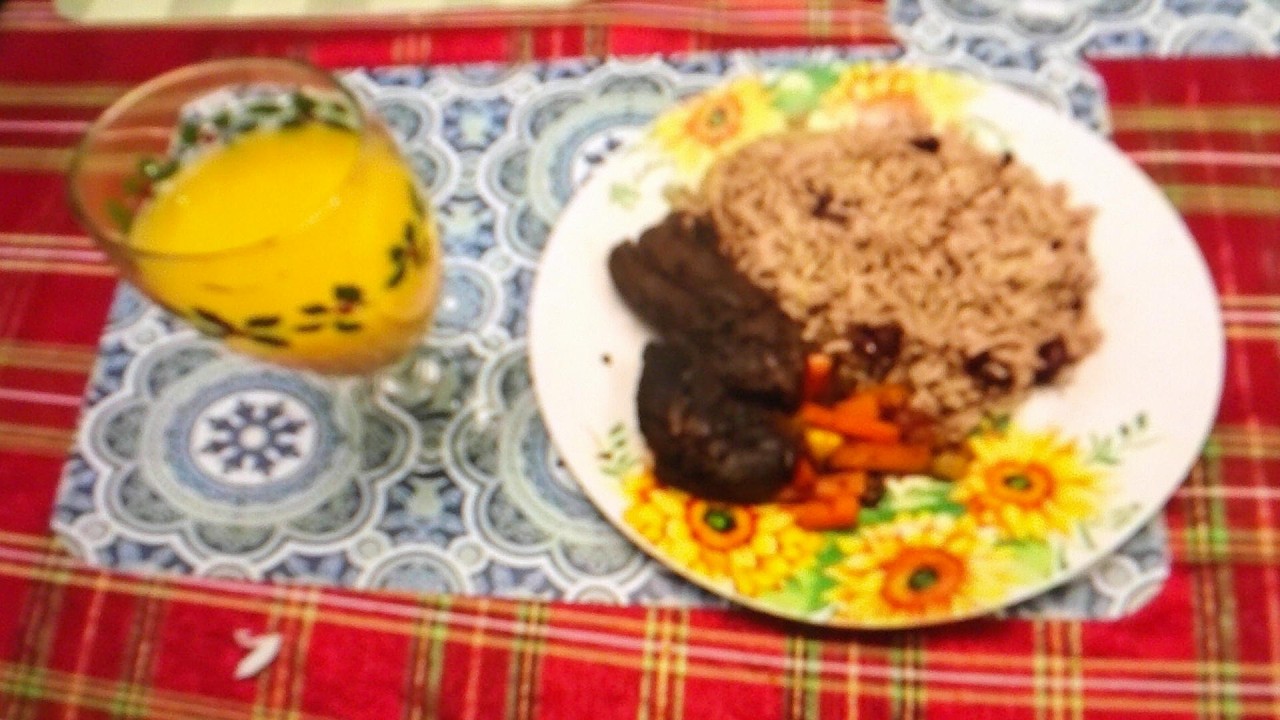 The Ultimate comfort taste: Roast Angus beef with rice and beans#food