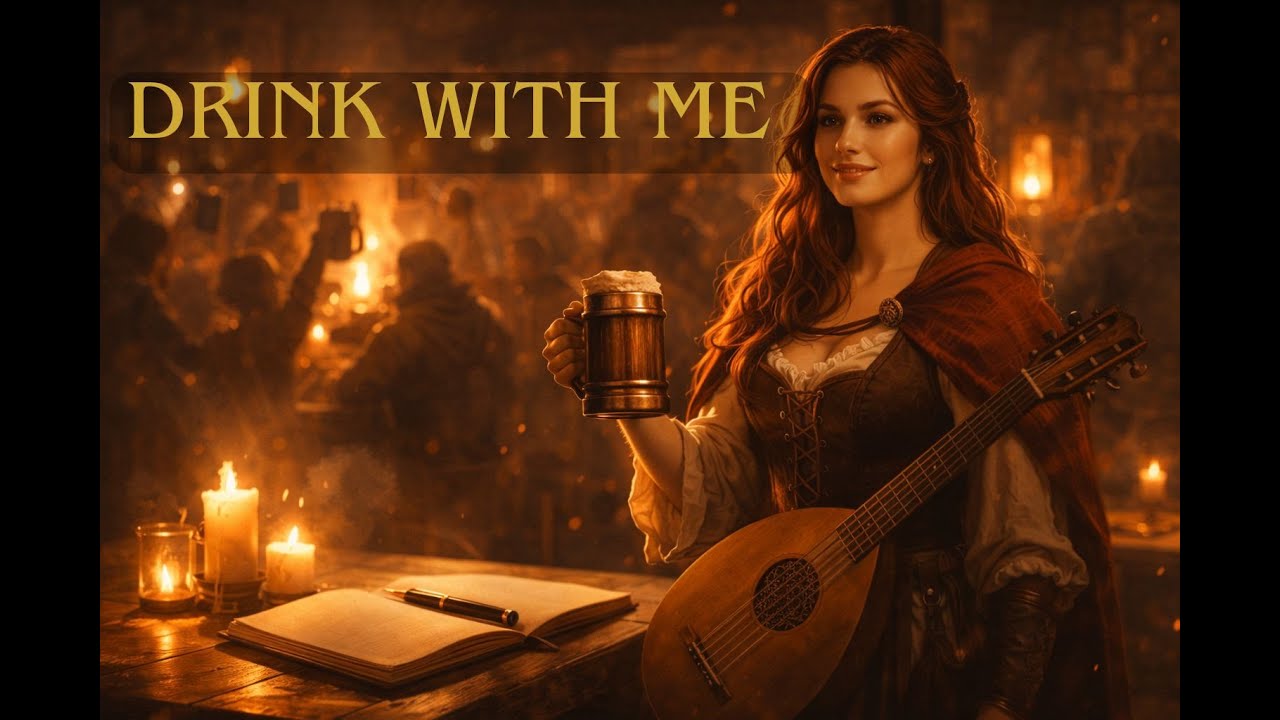 Drink With Me Tonight 🍺 | Medieval Tavern Song (Fantasy Folk for D&D)