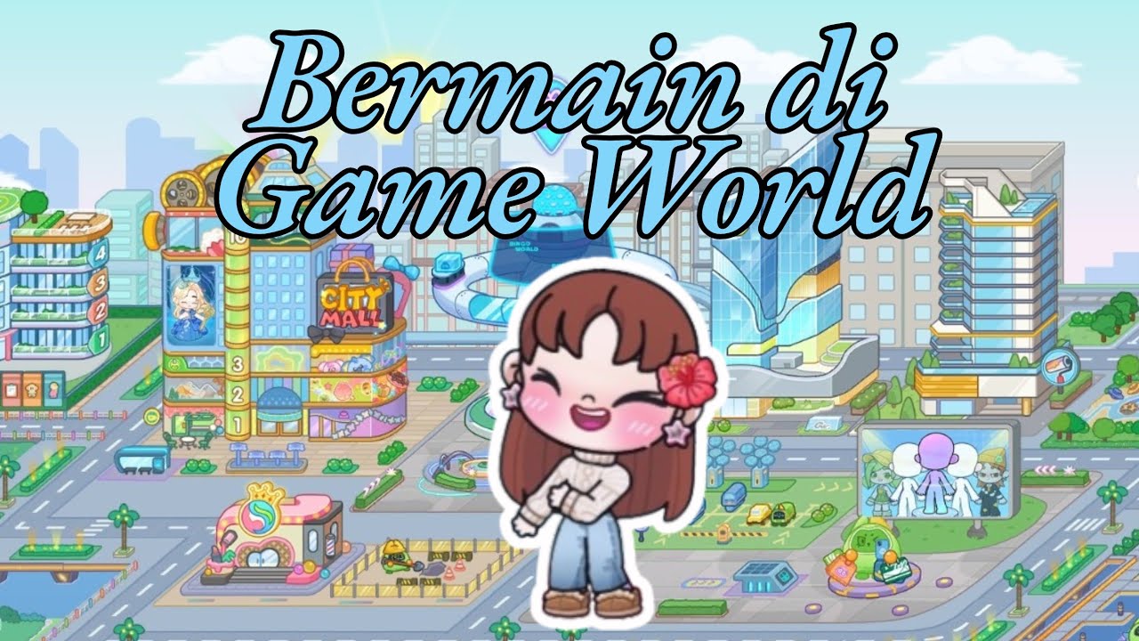 Temani Jicuu bermain Game World yuu.... #gameworld