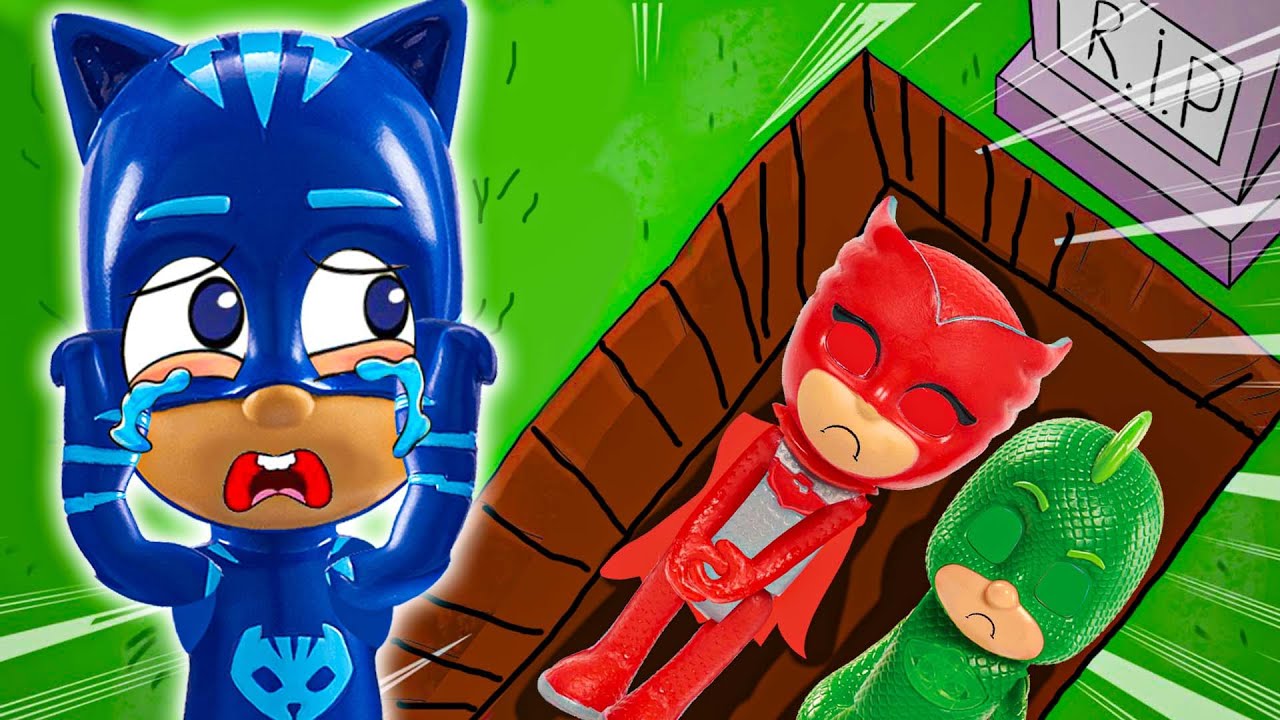 PJ Masks Toys Ultimate Rescue Save Movie | CatBoy, Owlette, Gekko | Pj Masks Toys Stories Animation