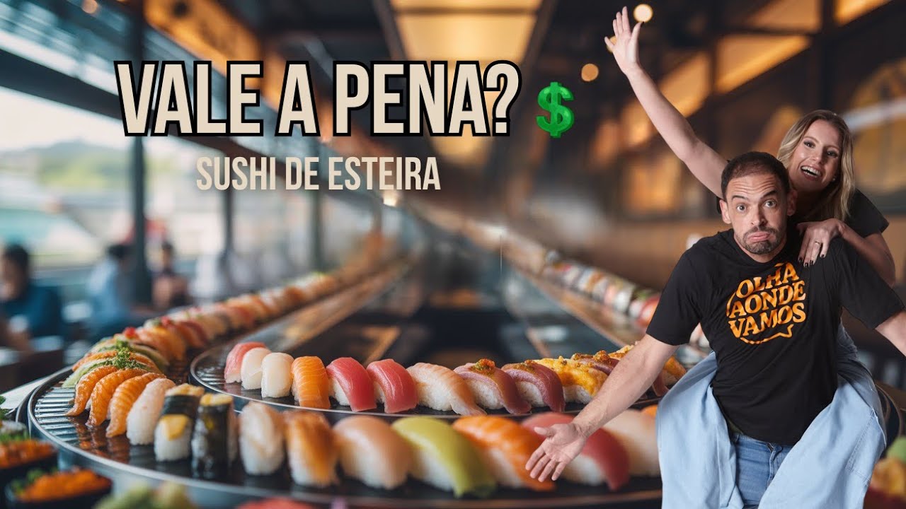 #08 A VERDADE sobre o SUSHI DE ESTEIRA no Japão! QUANTO CUSTA?