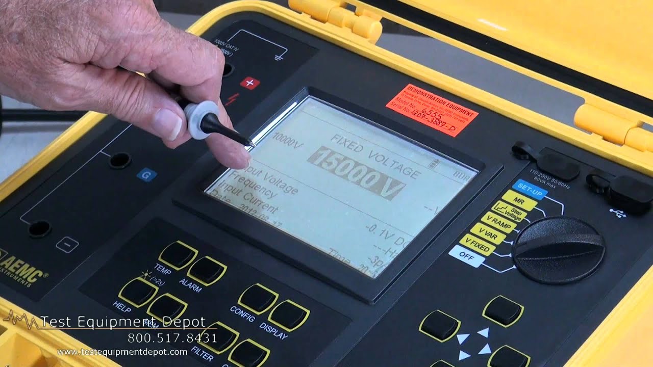 AEMC 6555 15,000V Digital Megohmmeter