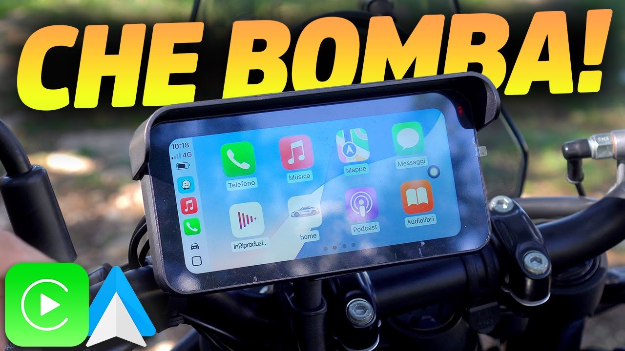 IL MIGLIOR NAVIGATORE CARPLAY da MOTO: ha TUTTO e COSTA POCO! 🚀 - Aoocci C6 Pro
