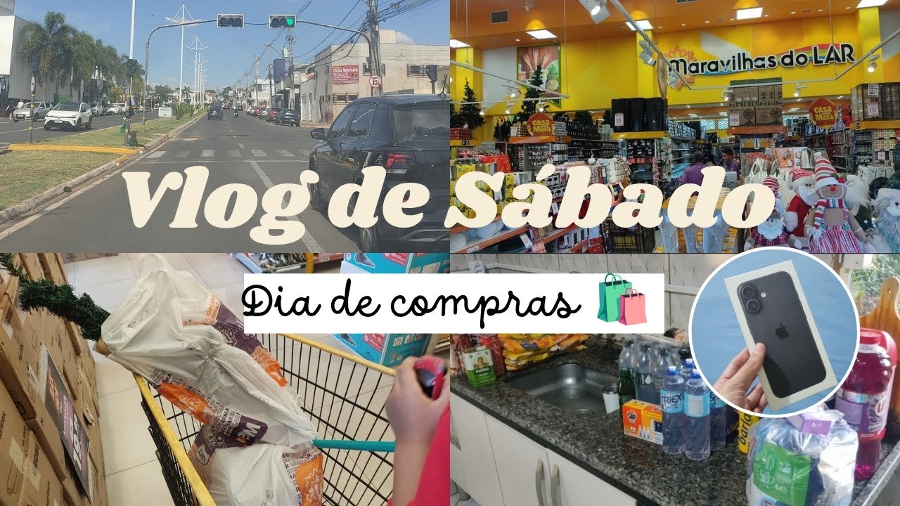 VLOG DE MUITAS COMPRAS PRA CASA