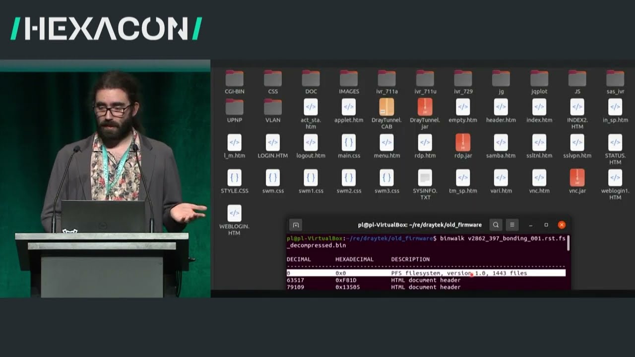 HEXACON2022 - Emulate it until you make it! Pwning a DrayTek Router by Philippe Laulheret