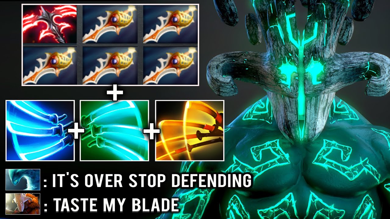 RYUJIN NO KEN WA KURAE! 6x Rapier + Deso 2 Jugernaut 2 Hours Mega Defense Impossible Comeback Dota 2