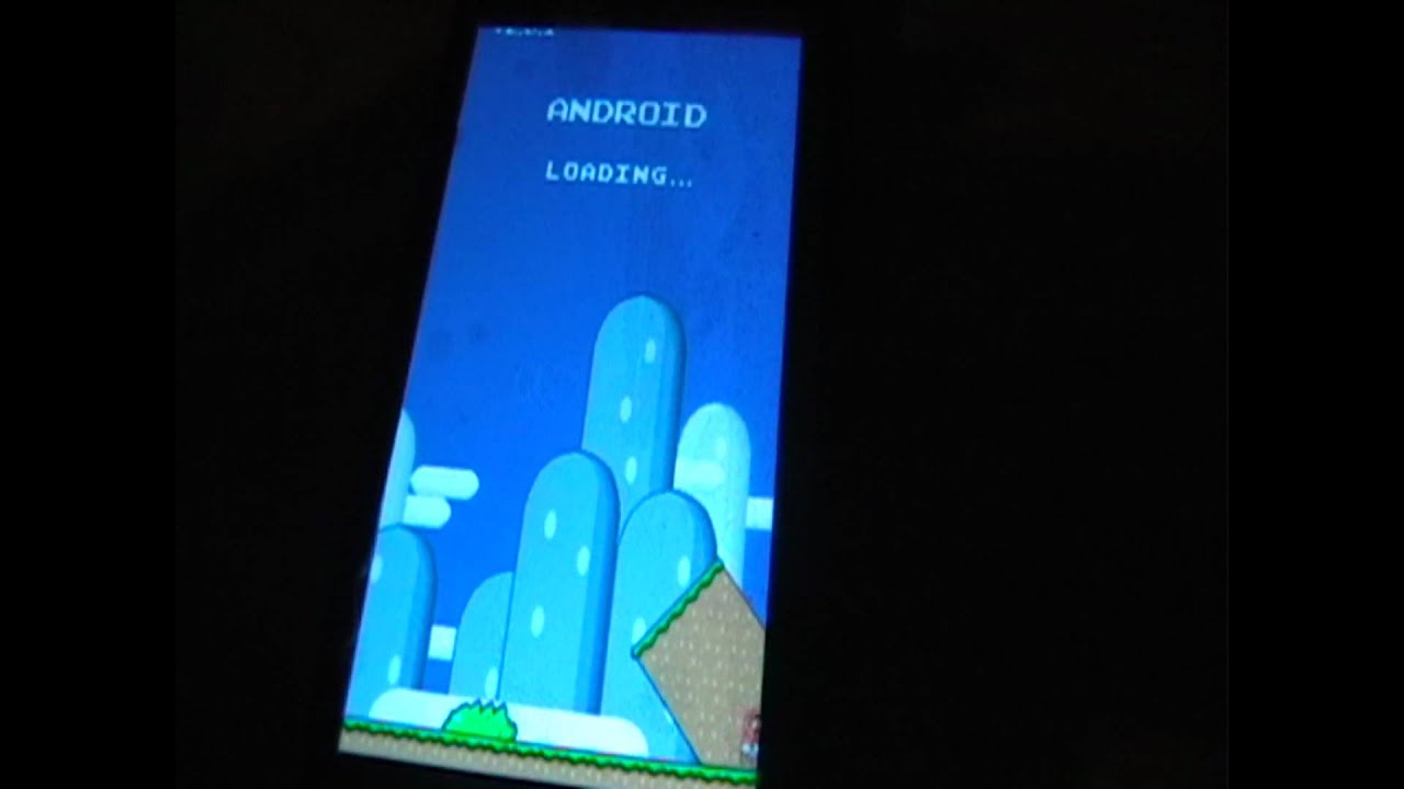 Droid Incredible Mario Animation Boot