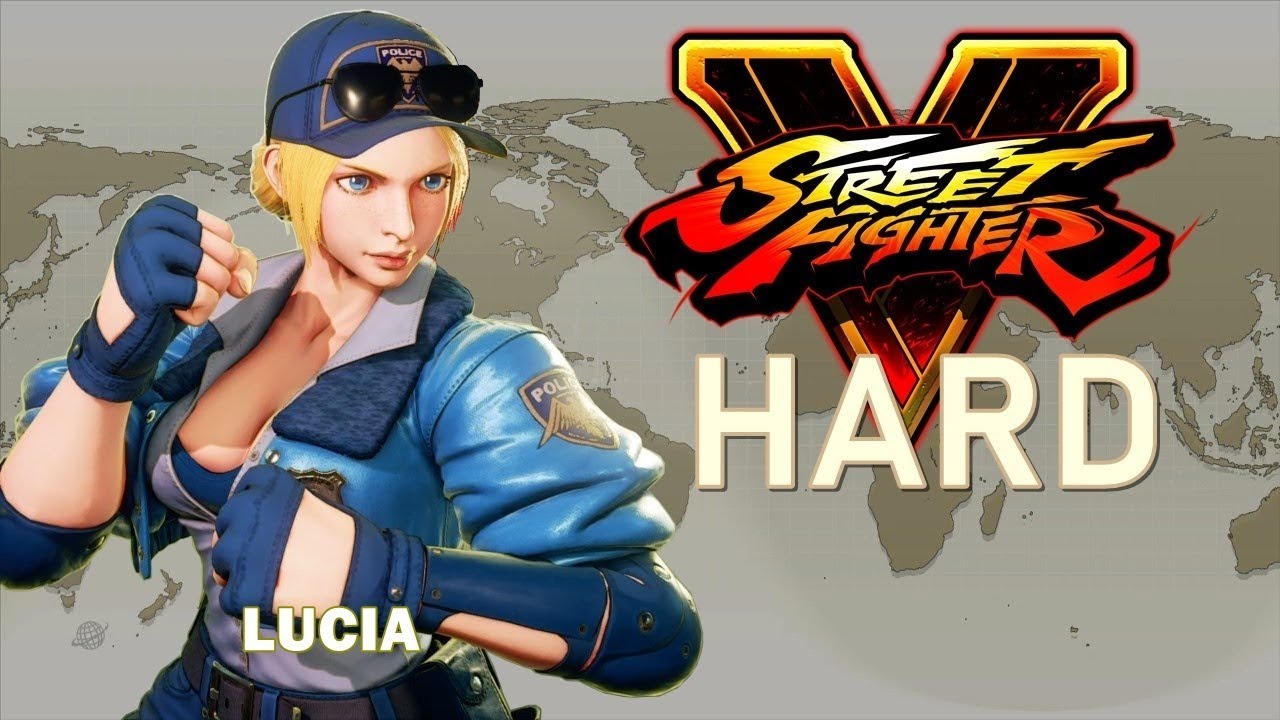 Street Fighter V - Lucia Arcade Mode (HARD)
