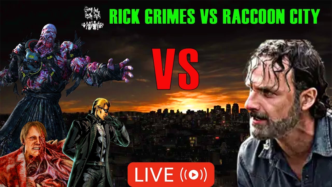 RICK GRIMES VS RACCOON CITY!! (DBD 2v8 Stream)