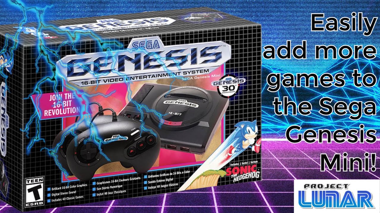 Hack your Sega Mini now! Project Lunar 1.0 is out: add games to your Sega Genesis or Mega Drive mini