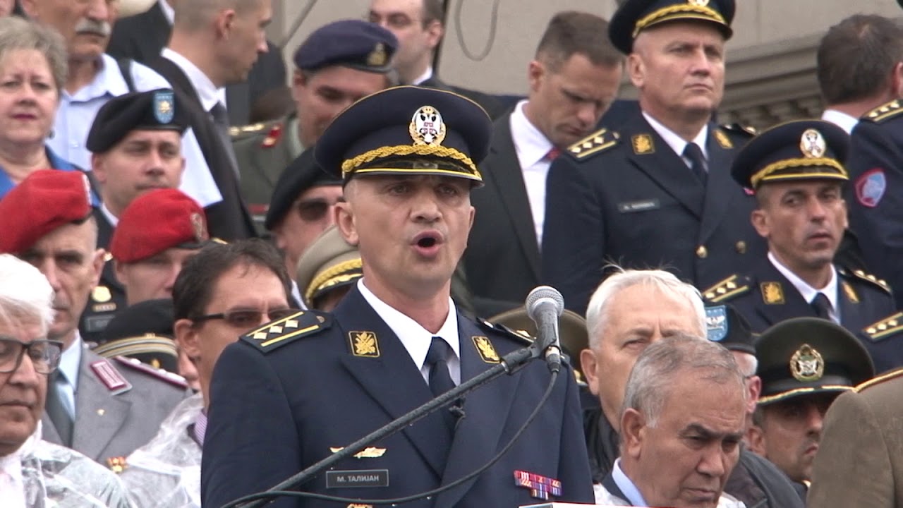 Promocija najmlađih oficira 2018 - Obraćanje pukovnika Taliana - prvi deo