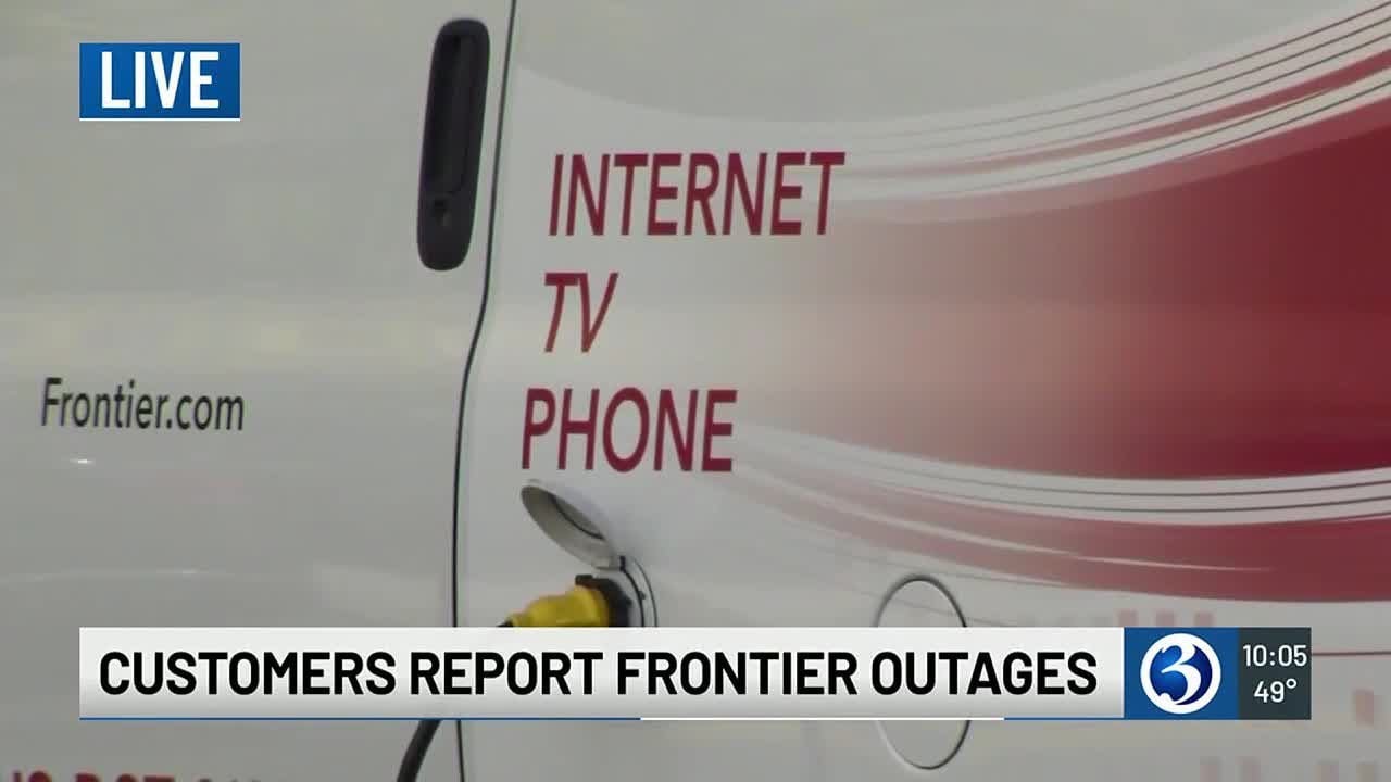 Customers report Frontier outages