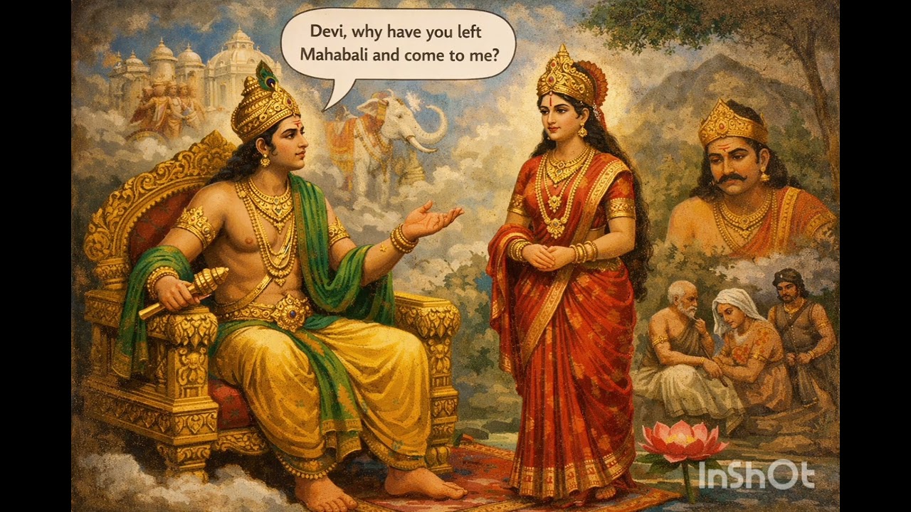 #mahabharatham #tamil #upanyasam #shanthiparvam #indira asks #lakshmi why left #mahabali Ep1484/231