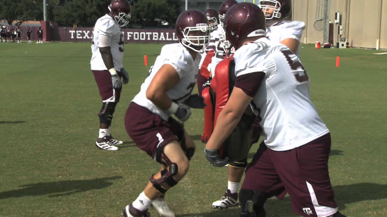 12thManTV Training Camp Uncut: Offensive Line